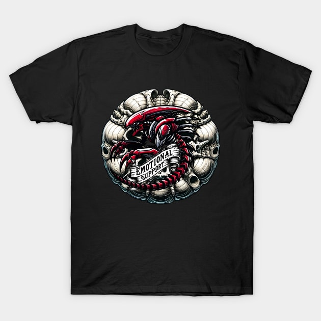 Emotional Support Tyranid T-Shirt by OddHouse